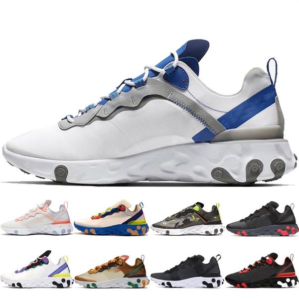 

se taped seams with blue symble running shoes 55 87 element react for mens womens total orange white green anthracite blue chill s327l