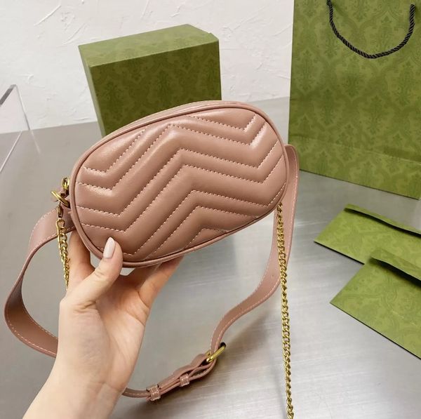 

7a luxurys designers women marmont mini bum bags belt waist purses chest bag fashion crossbody classic woman cross body handbags leather lad