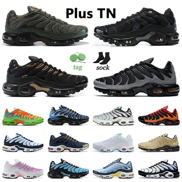 

designer mercurial plus tn ultra se running shoes men women sneakers outdoor trainers green black black white swush black grey black gold bl