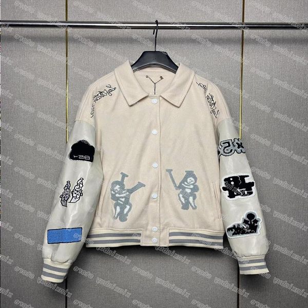 

Mens Jackets 22ss Men Designers Jackets Little rabbit Jacquard fabric 1854 baseball cloth Stand Collar Streetwear black S-XL Eiqng, Multi