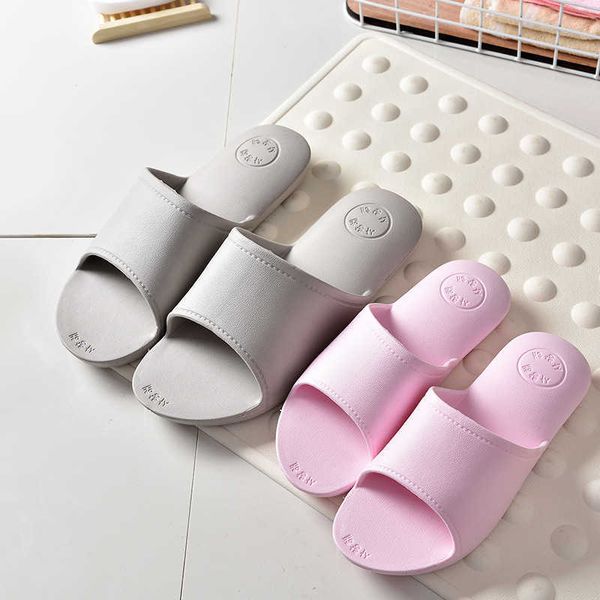 

slippers dome cameras korean light home slippers men's and women's indoor bathroom slippers women's lovers eva non slip wear-, Black