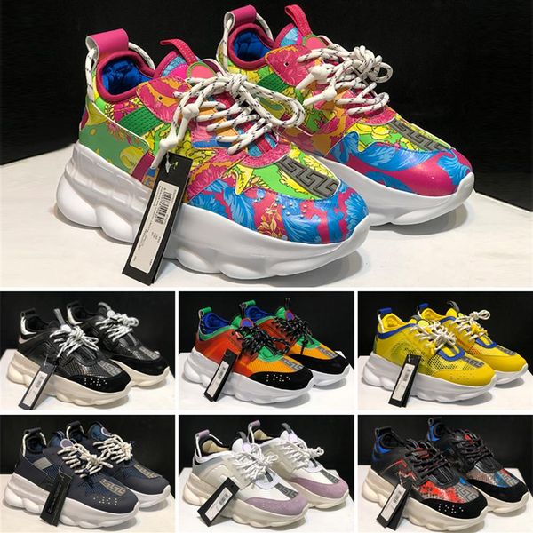 

designer casual shoes chain reaction wild jewels chain link trainer shoes sneakers eur 36-45286z, Black;brown