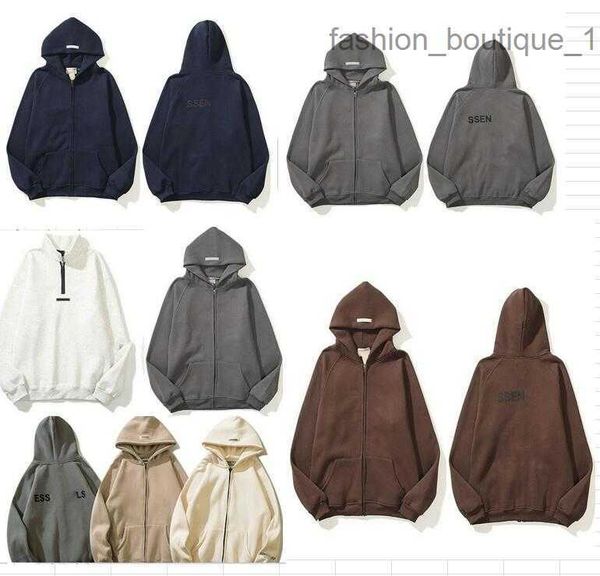

2023 ess hoodie mens women hoody winter warm designer hoodies fashion streetwear pullover sweatshirts loose hooded jumper 9zsdq, Black