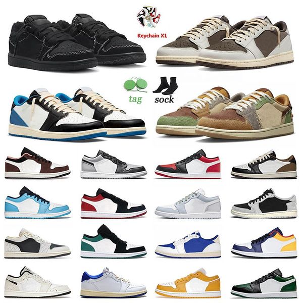 

jordens 1 mens womens basketball shoes sneakers jumpman 1s trainer desinger concord shadow toe black dark powder blue reverse mocha 553558-0