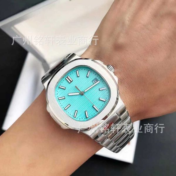 

luxury watches 3k 40mm 3k pp5711 8.3mm superclone pp watch baidaji automatic mechanical steel band male grenade with luminous batch fr5d, Slivery;brown