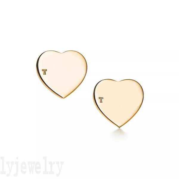 

love luxury earring designers women t letter outdoor heart tag stud please return to metal silver color cjeweler small wedding mens jewlery, Golden;silver