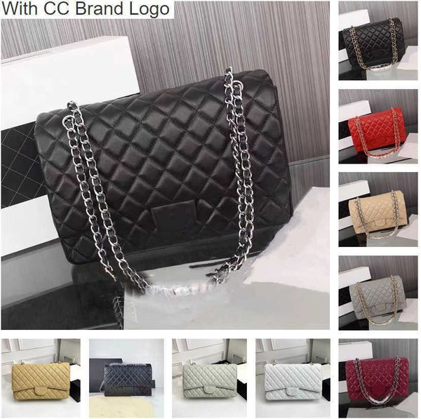 

luxury cc shoulder bags 9a classic cc double cd bag luxury brand design pack shoulder chain giant maxi women sale shopping bag leather handb