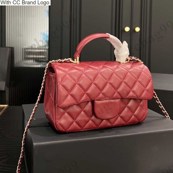

cc brand shoulder bags classic lambskin metal handle totes bags womens designer luxury handbags diamond quilted gold chain crossbody shoulde