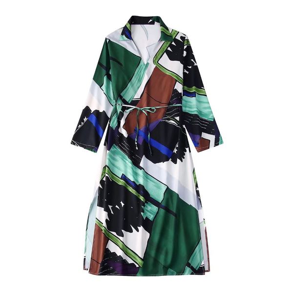 

2023 fashion women sleeve split thigh dress women dress lady dress, Black;gray