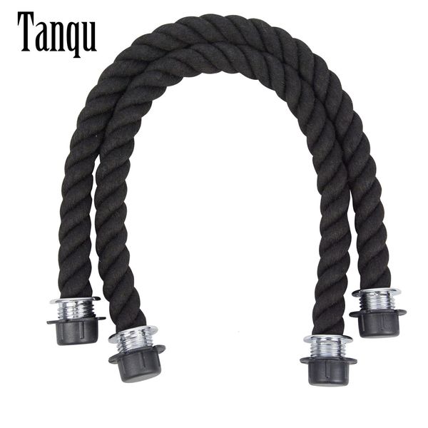 

bag parts accessories tanqu 1 pair long short black natural hemp rope handle for o bag accesorios obag women handbags classic mini eva handb