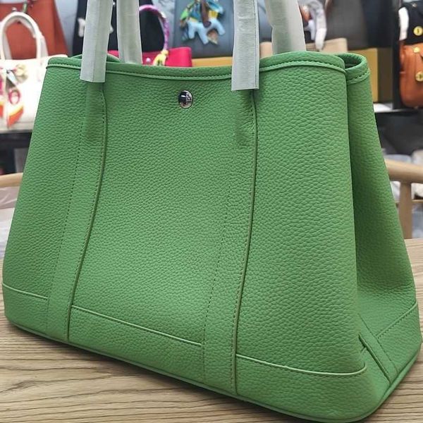 

h gardens grace bag bag 2023 new fashion genuine leather garden women s large capacity bucket one shoulder portable tote bridal weddingnmllb