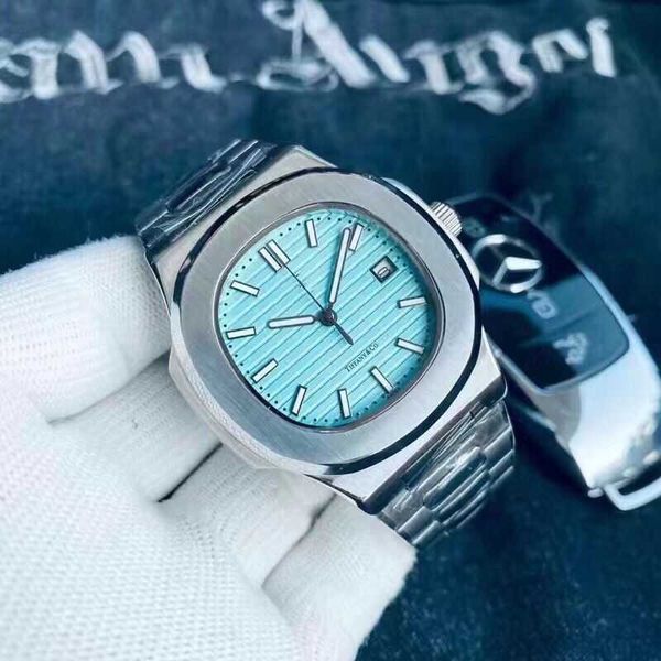 

pattek 3k pp5711 superclone pp watch special price classic fully automatic deep waterproof luminous business leisure and sports refined stee, Slivery;brown
