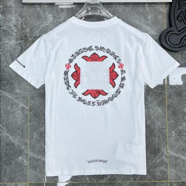 

woman t shirts men's t shirt fashion luxury ch brand tees men womenletter sweatshirts short sleeve horseshoe couple t-shirt c tgqi, White;black