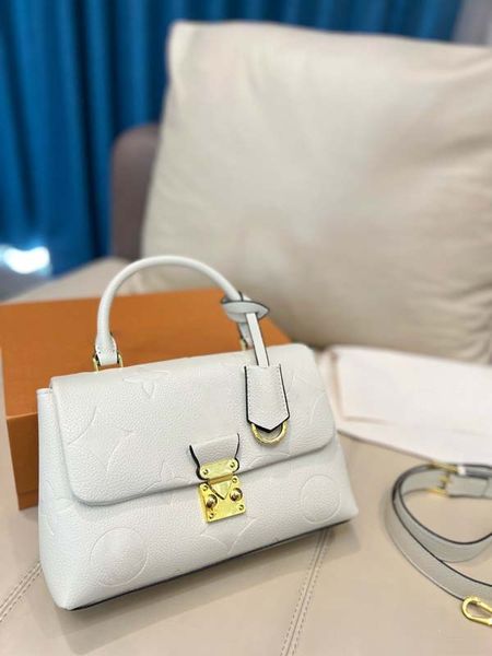 

handbag designer tote bag luxury messenger bag silk satin polyester cow leather trim metal fastener sheep leather lining