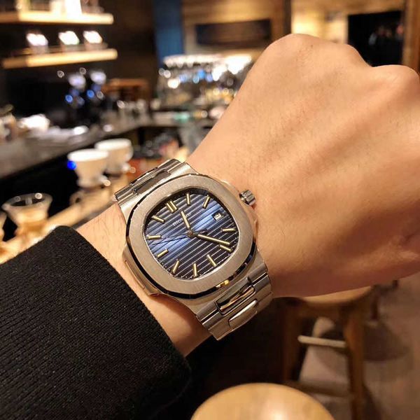 

luxury watches 3k 40mm 3k pp5711 8.3mm superclone pp watch watch men's fashion glow waterproof full-automatic precision steel 5711, Slivery;brown