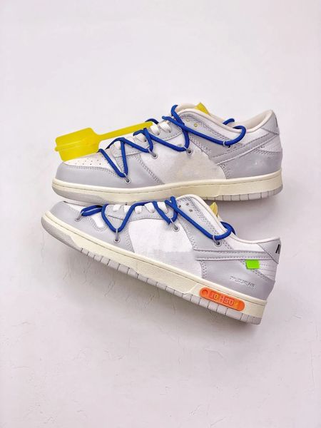 

ow shoes sb dunks low sail neutral grey outdoor sneakers with original box