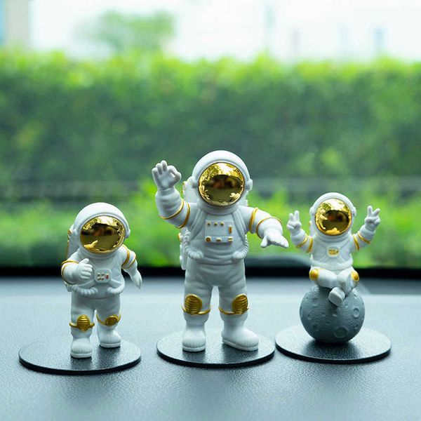 

decorations car decor anime astronaut action figures desk decoration automotive interior dashboard space cosmonaut moon ornament accessorie