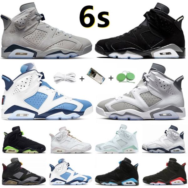 

6 6s mens basketball shoes sneaker sneakers cool grey metallic silver toro unc black red oreo dmp bordeaux cactus jack green carmine men tra