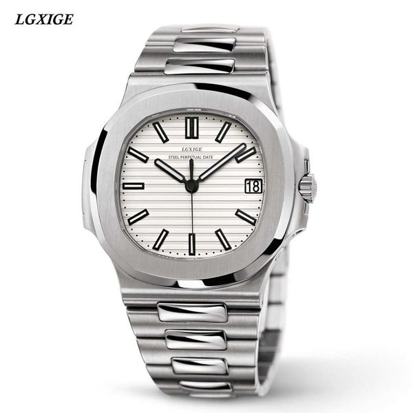

luxury watches 3k 40mm 3k pp5711 8.3mm superclone pp watch fashion watch all-steel glow waterproof wu72, Slivery;brown