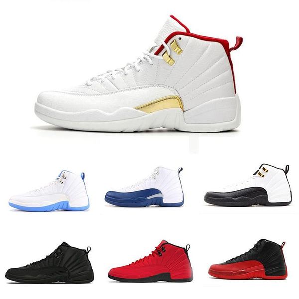 

12 12s basketball shoes fiba mens winterized black wntr gym red flu game gamma blue taxi the master men retro sports sneakers size2976