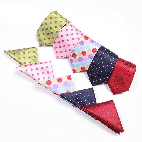 

neck ties tie men poka dots tie solid neck pocket square sets for men slim necktie dot circle round handkerchief dotted wedding gravatas j23, Blue;purple