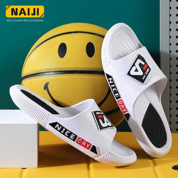 

slippers slippers slippers men's fashion korean personality lovers home anti skid wear resistant boys beach slippers shoes for men man, Black