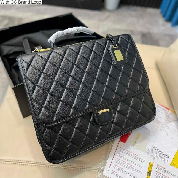 

cc brand backpack style classic american retro college backpack designer black caviar diamond ringer handbags womens gold chain lager capaci