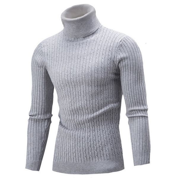 

men's sweaters autumn and winter men's turtleneck sweater pullover shirt long sleeve warm knitted turtleneck sweater 7 colors 2302, White;black