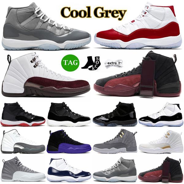 

cherry 11s men basketball shoes low 72-10 cool grey midnight navy instinct 25th anniversary bred concord mens women 11 12s burnt sunrise tra