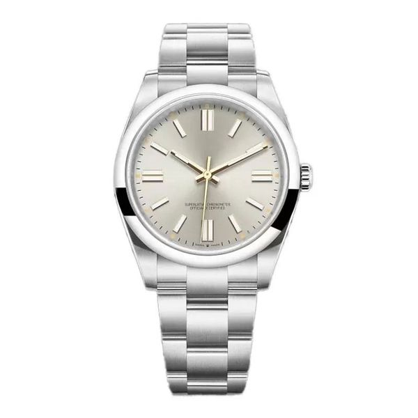 

mens automatic mechanical watches 36mm 41mm stainless steel super luminous wristwatches women waterproof watch, Slivery;brown