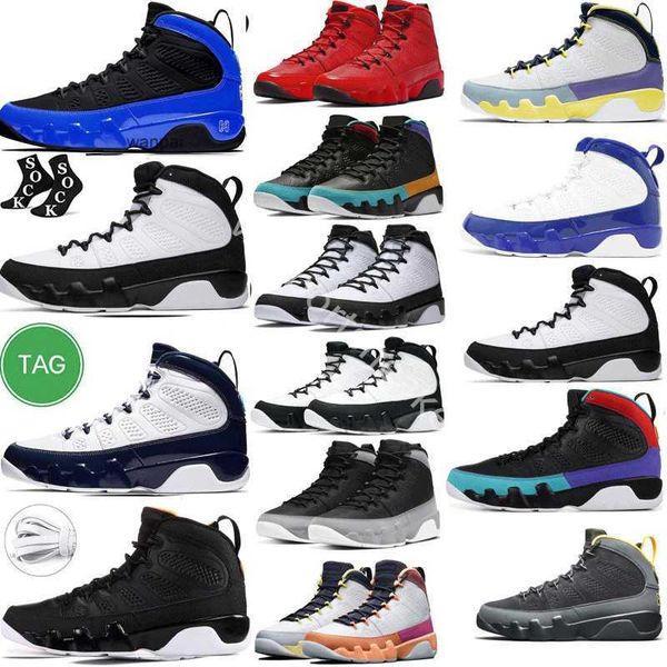 

racer blue jumpman 9 9s basketball shoes space jam chile red particle grey black dark gum gym red charcoal university pearl unc city of jord