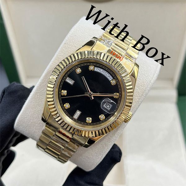 

men's automatic movement watches calendar/date diamond womens watch luminous sapphire waterproof wristwatches luxury wristwatch 41/36mm, Slivery;brown