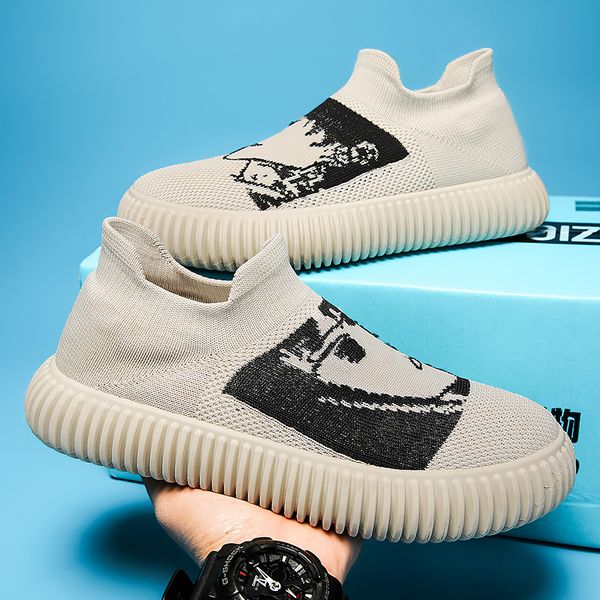 

2023 men women running shoes black grey khaki white mens trainers outdoor sneakers size 39-44 color5