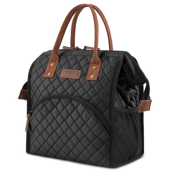

ice packsisothermic bags lokass lunch bag insulated lunch box wideopen lunch tote bag large drinks holder durable thermal snacks organizer 2