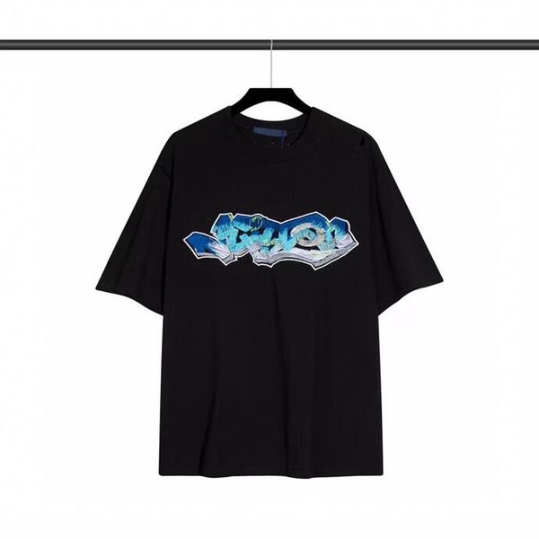 

hip-hop round neck t shirt summer fashion mens womens t shirts luxurys letter cotton t shirts clothing polos short sleeve m- u8787s, Black;brown