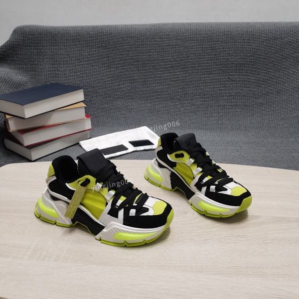 

men designer shoes sneakers men women platform sneaker suede leather trainers runner shoes, Black