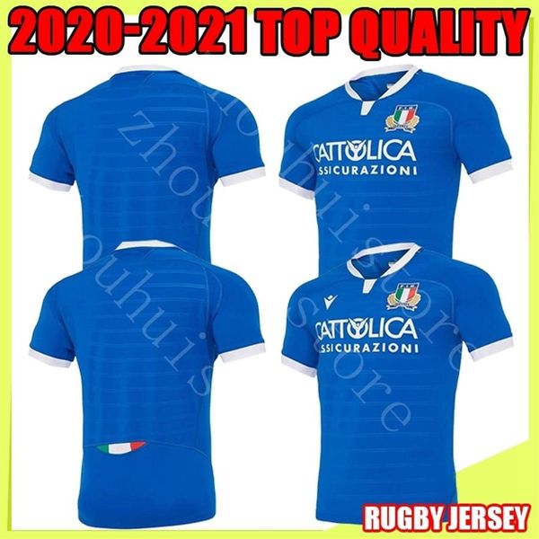 

2020 italia home away rugby jerseys shirt italia national team italy league high-quality rugby shirt s-5xl268m, Black;gray