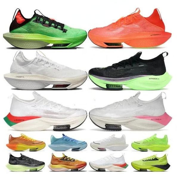 

2023new niks shoes airmaxs pegasus zoomx running shoes zooms alpha next% 2 offs ekiden scream green fly marathon green orange grey outdoor s, Black