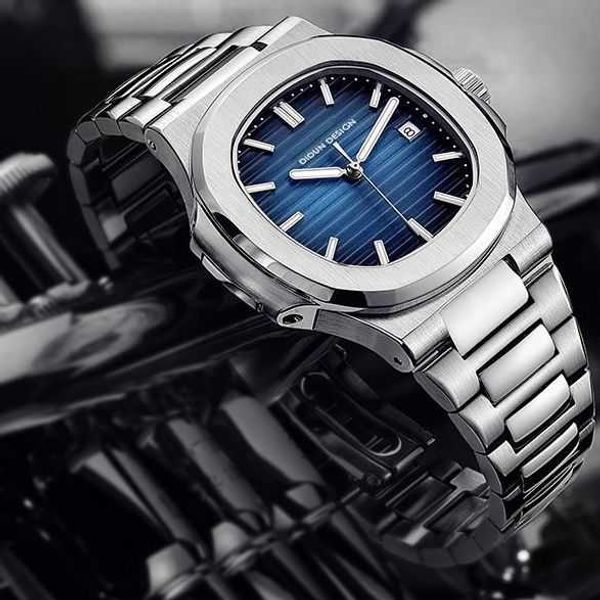 

3k pp5711 8.3mm superclone pp watch fashion men's 100-meter waterproof multi-functional mechanical wristwatch, Slivery;golden