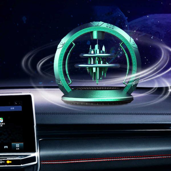 

decorations car air purifying fragrance magnetic levitation decoration planet solar rotation auto interior aromatherapy ornament accessories