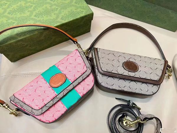 

double g ophidia mini shoulder bags women designer underarm handbag canvas leather strap vintage casual flap purse women totes crossbody bag