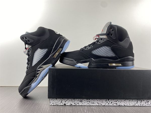 

2023 jumpman 5 basketball shoes bel-air black metallic excellent quality designer man jumpman 5s shoes sports sneakers size eu40-47.5