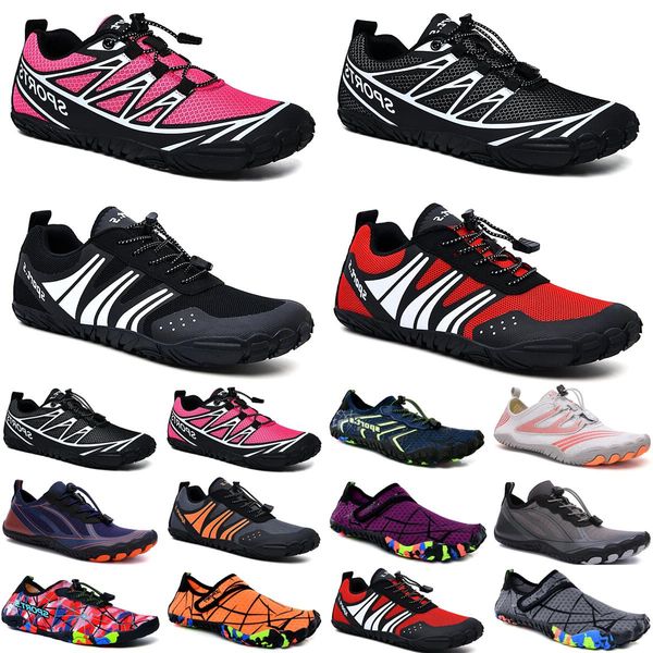 

water shoes beach women men shoes swim diving black red orange blue pink outdoor barefoot quick-dry size eur 36-45