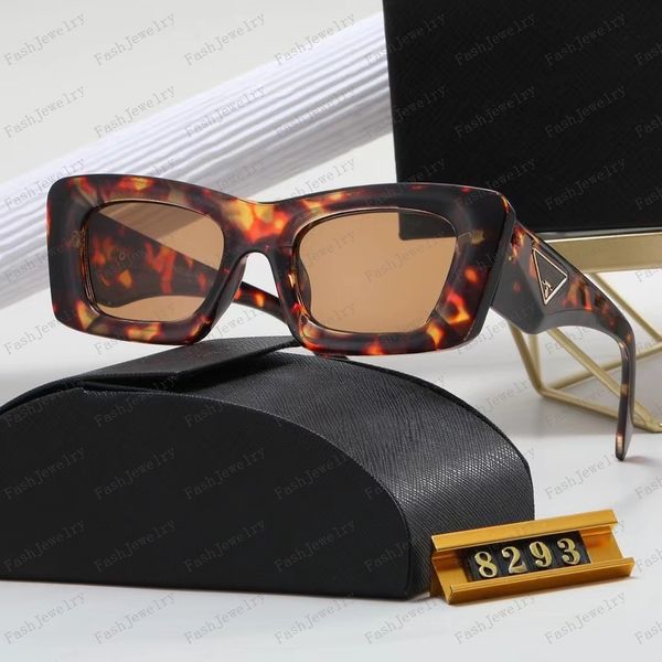 

2022 fashion designer sunglasses classic eyeglasses goggle outdoor beach sun glasses for man woman 18 color optional triangular signature tr, White;black