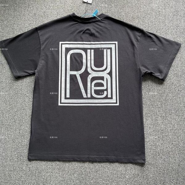 

print vintage short sleeve t-shirt men's plus tees 2023ss, Black;brown