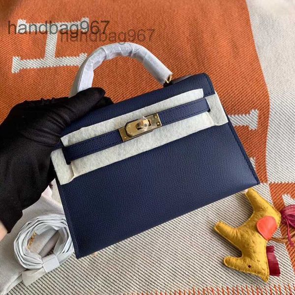 

women hermss kellies designer bags bags handbags 2023 bag second generation mini leather messenger women's mini small cowhide on wdth