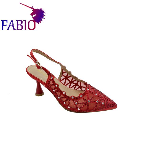 

sandals fashionable bright diamond gauze dinner ladies' high heeled sandals for ladies with pointed toes 230228, Black