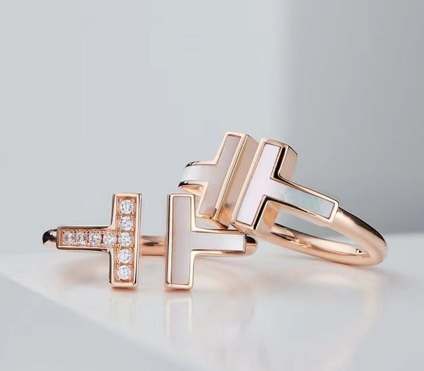 

designer ring double shape opening 925 sterling silver wristband 1.1 fashion women's jewelry ring, Golden;silver