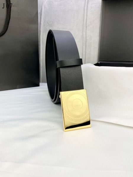 

mens belt designer genuine leather belts cintura ceinture with box 4.0cm fashion buckle gd06, Black;brown