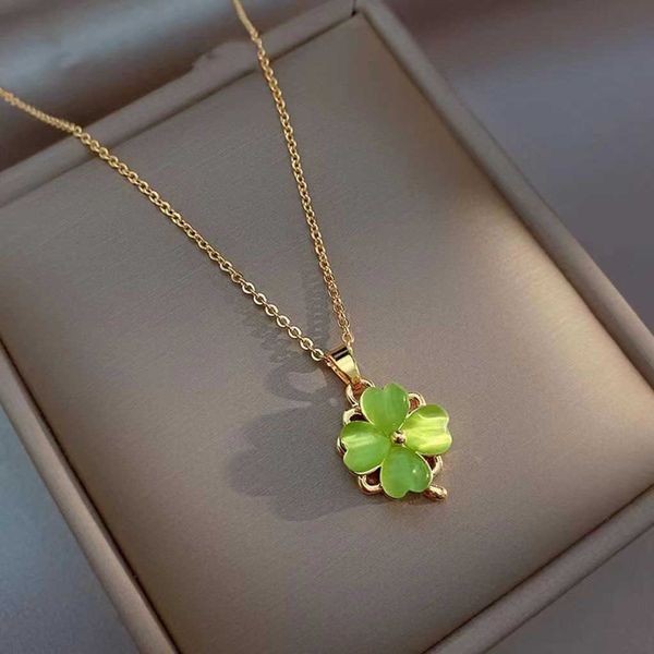 

necklace female suit jewelry minority design high sense versatile collarbone opal pendant spicy girl, Silver